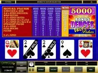 Bonus Deuces Wild — βιντεοπόκερ στο HugeWin Casino